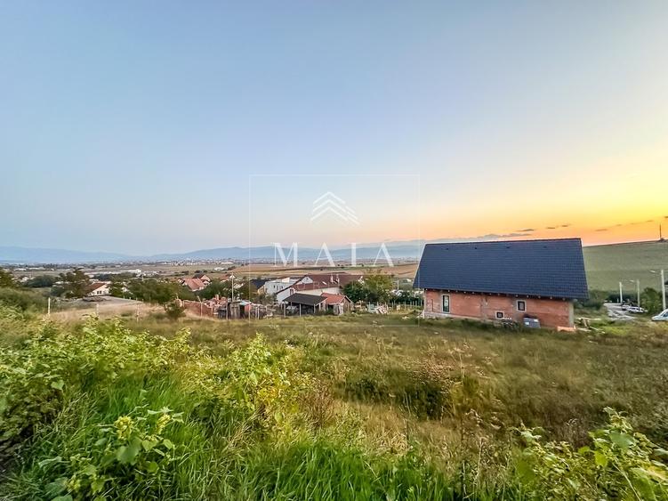 Teren de 874 mp cu vedere panoramica si proiect pentru casa, Sura Mare - 1