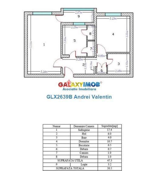 Apartament cu 2 camere, mobilat în Berceni — fotografia 1