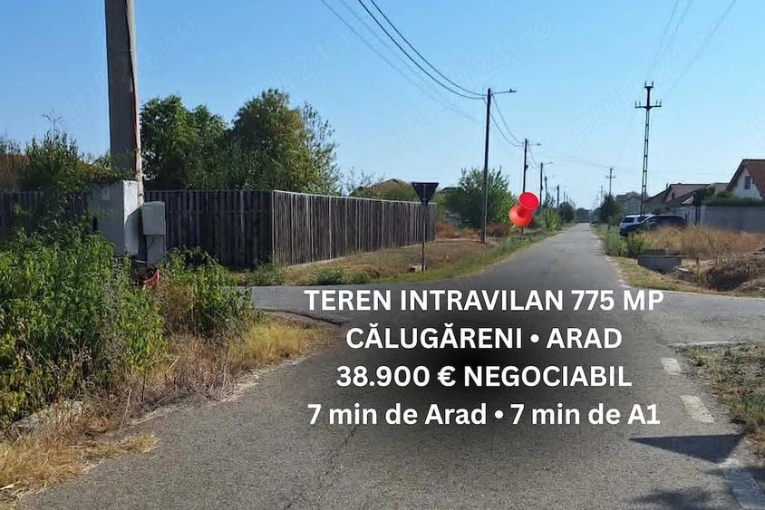 Teren de 775 mp, în Călugăreni