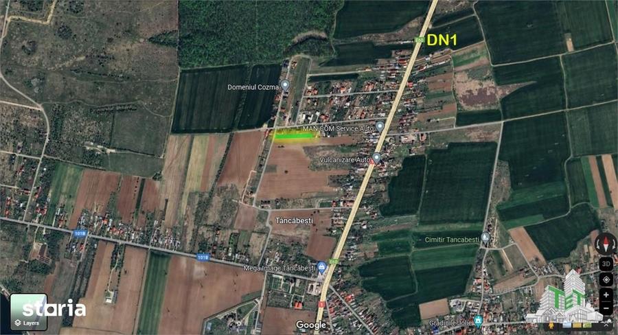 Teren de 2500 mp, în Snagov
