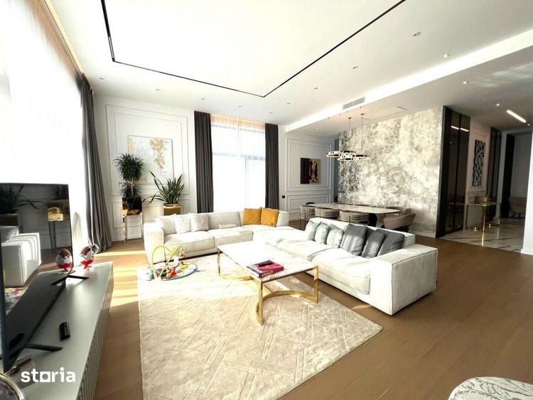 Apartament cu 4 camere, mobilat în Herăstrău