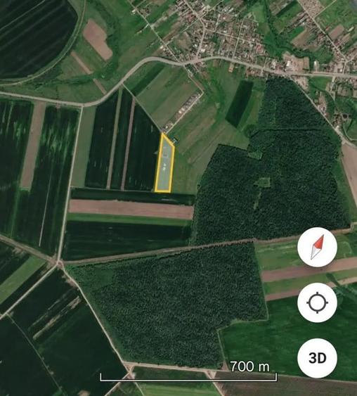 Teren de 609 mp, în Pielești