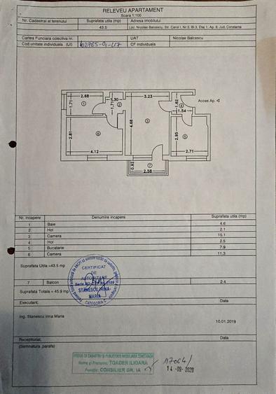 Vand apartament 2 camere Nicolae Balcescu Constanta - 1