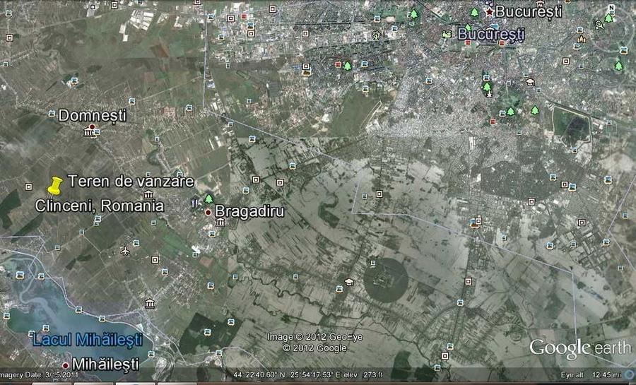 22016 mp teren intravilan Clinceni, Ordoreanu, Ilfov - 1