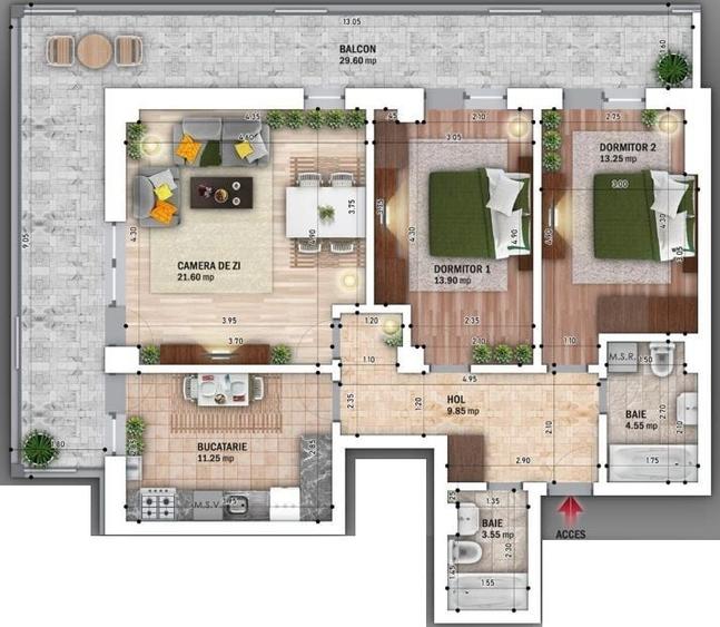 3cam.dec.-2bai-lux/13min -pe jos Metrou N.Grigorescu,sector 3 - 2