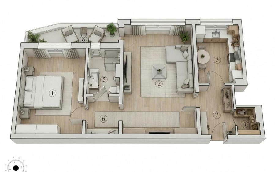 2 camere metrou Obor - posibilitate montare centrala - 3