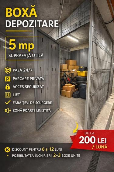Boxa depozitare 5 m2 Ivory Residance Pipera - 1