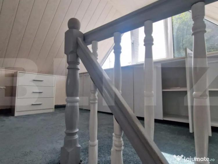 Casa de inchiriat, cu 4 camere, mobilata, curte, pivnita, zo - 10