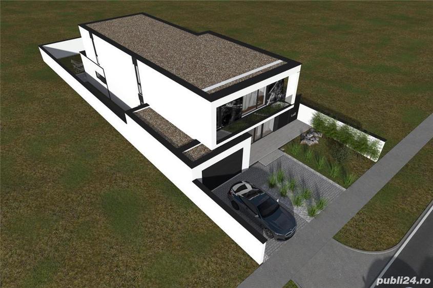 Terenul cu autorizatie de construire vila, proiect modern inclus in valoare de 10 000 Euro. - 3