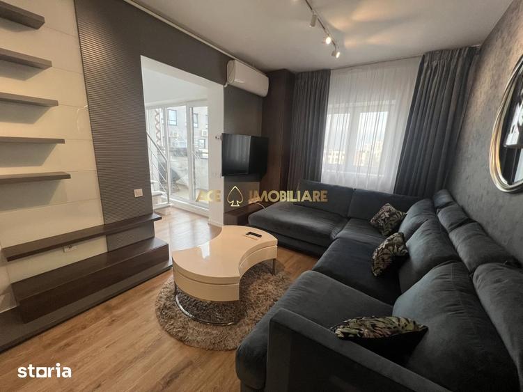 Apartament cu 2 camere semidecomandat, mobilat în Lujerului