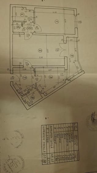 Apartament cu 2 camere semidecomandat, mobilat în Titan