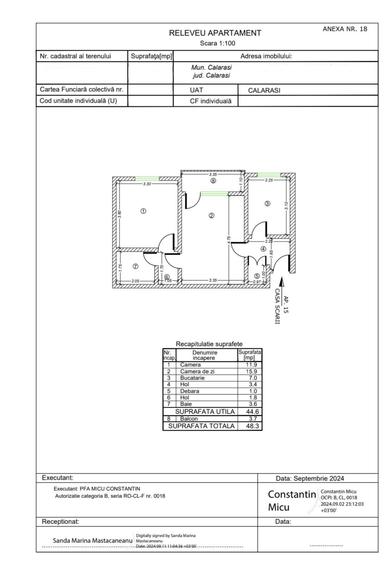 Apartament cu 2 camere semidecomandat în Centrul Vechi - 11