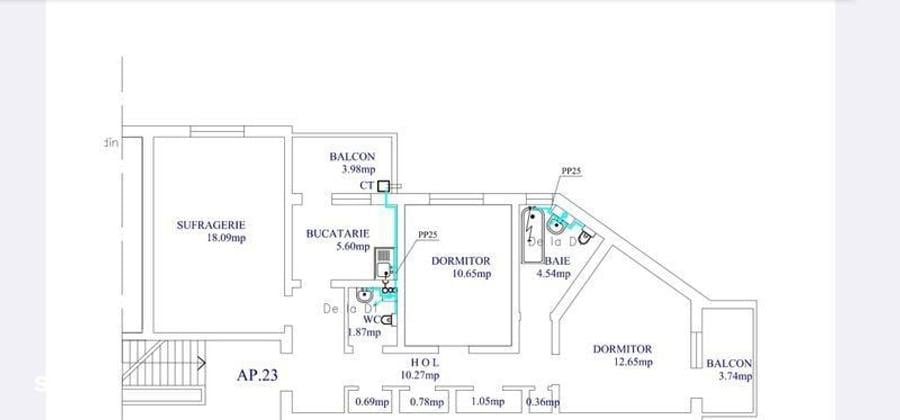 Apartament 3 camere - 1