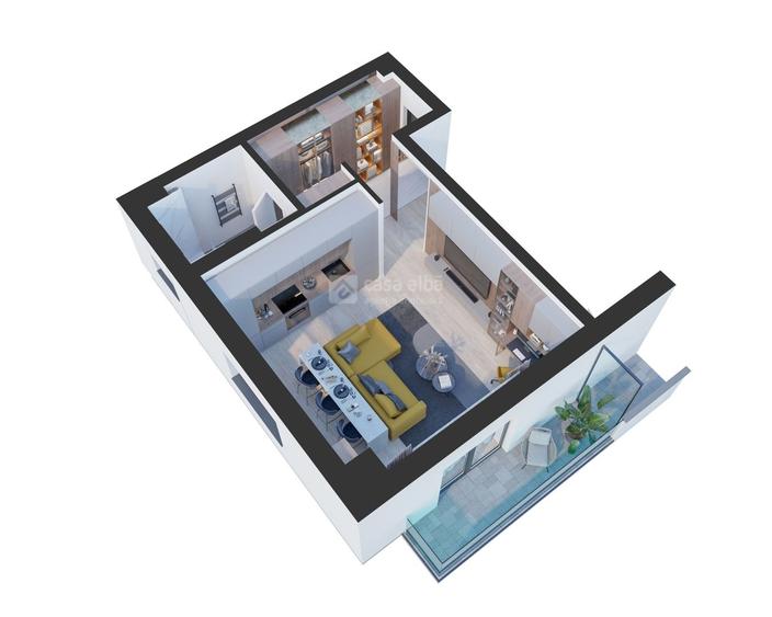 Nicolina - cele mai noi apartamente cu 1 camera - 7