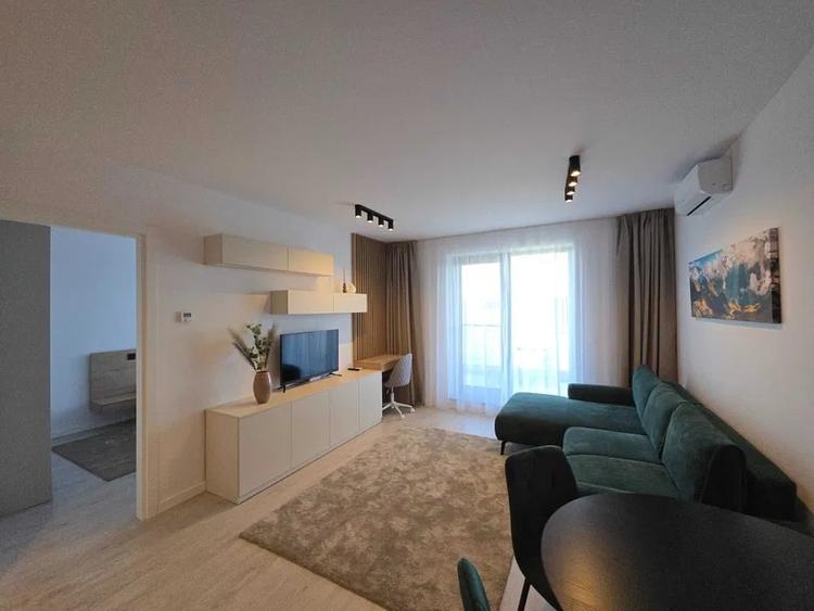 Apartament 2 camere, semidecomandat, 51 mp, centrala, parcare, ac, Greenfield - 4