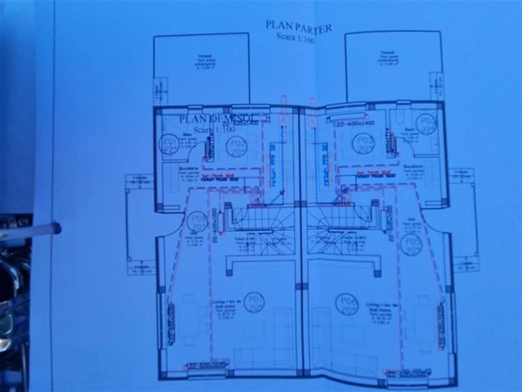 De vanzare case tip dupex, 2 nivele, 120 mp, 4 camere, 2 bai cu 3 arii, Sangeorg - 3