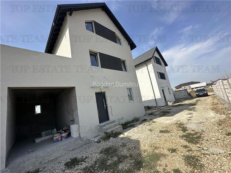 Vila individuala 5 camere, cu garaj, toate utilitatile, 153 mpu, zona Bragadiru