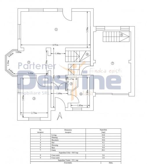 Bucium - Casa individuala P+M 183 mp + TEREN 820mp - 6