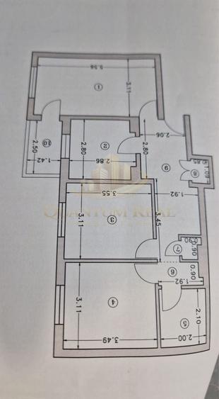 Apartament 3 camere decomandat | 69 mp | Metrou -Mihai Bravu - 5