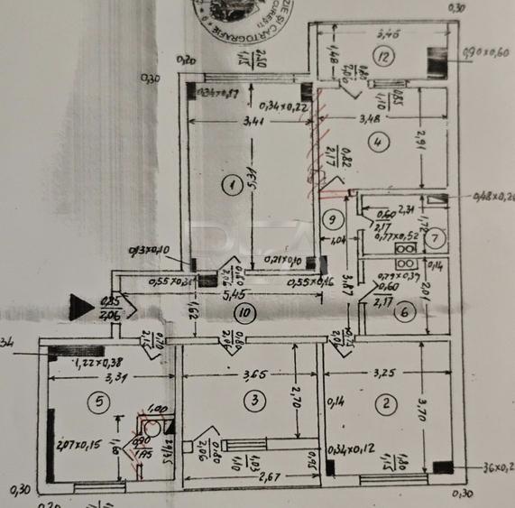 Apartament cu 4 camere decomandat, mobilat în Păcii