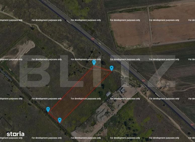 Teren intravilan, 9289 mp pretabil investitie, la Centura Nord, zona M - 2