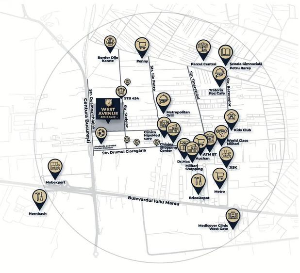 3 camere | Proiect nou cu parc amenajat | Acces Iuliu Maniu - 1