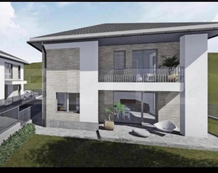 Casa individuala semifinisata, 5 camere, terasa circulabila, zona Luna de sus - 5