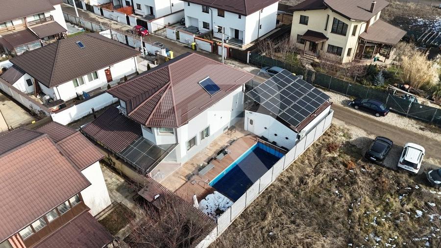 Vila de Vanzare Domnesti indepedenta energetic cu piscina incalzita - 19