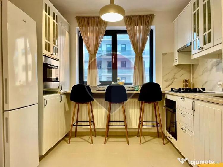 Apartament cu 2 camere semidecomandat, mobilat în Theodor Pallady