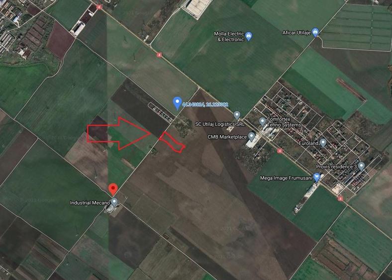 Teren Construcții intravilan de 4053.5600585938 mp, în Central