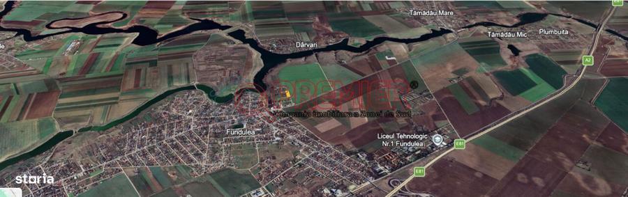 Teren Fundulea 1000 mp | 25 min Bucuresti | Deschidere 55m - 4