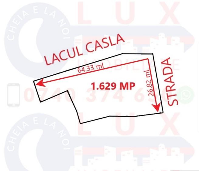 ID 7563 Teren Sat MINERI cu DESCHIDERE la LACUL CASLA - 1