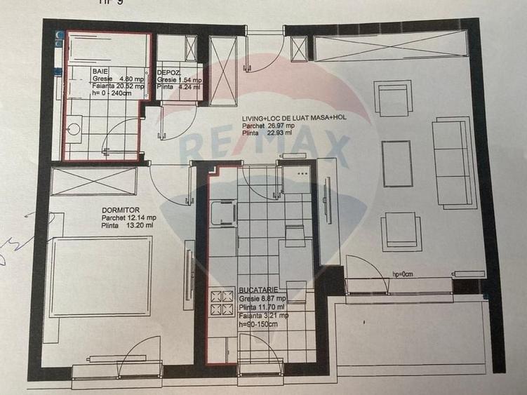 Inchiriez apartament 2 camere, la Kasper - 1