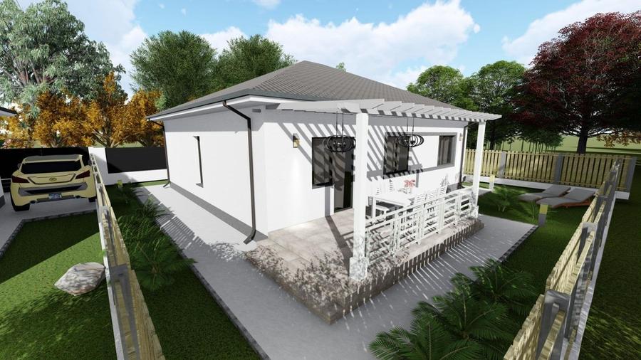 FARA COMISIOANE casa 4 camere P+pod placa incalzire pardos pompa caldura beci - 7