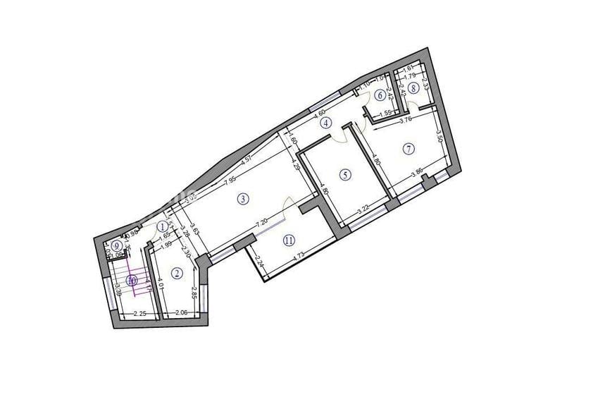 Apartament cu 3 camere în Ultracentral