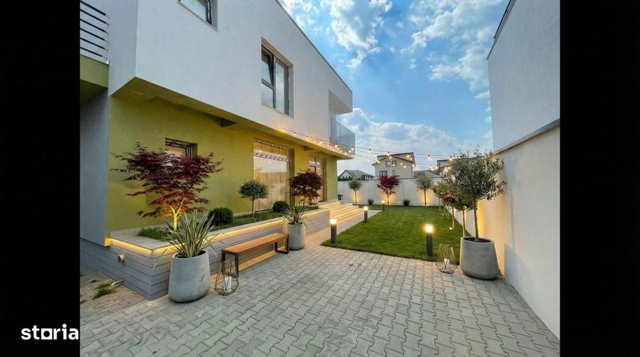 Casa individuala de lux cu 5 camere. Teren 700 mp. Comision 0 - 3