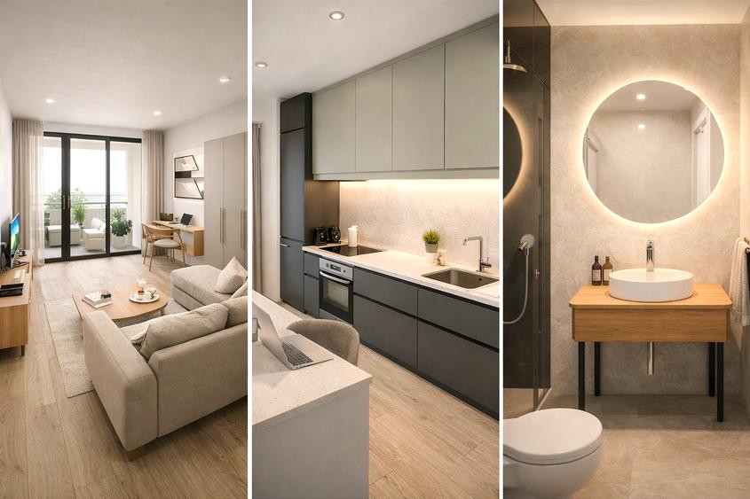 Garsoniera moderna la 4 minute de metrou M2 - Berceni - 2