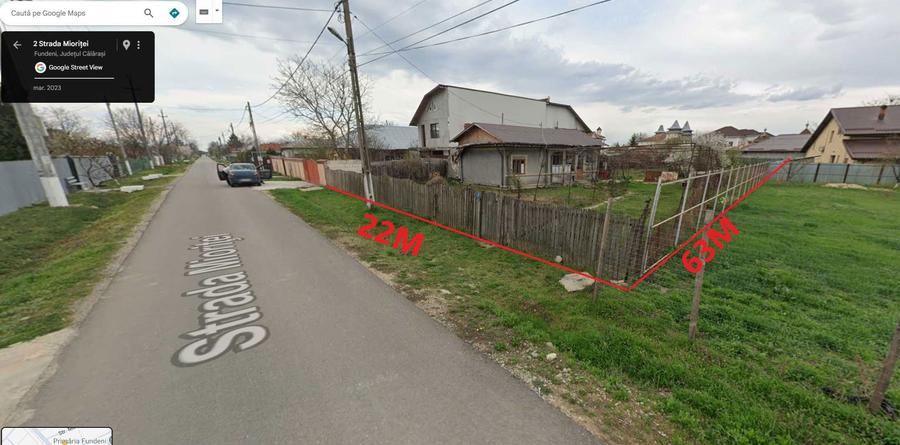 Vand Teren 1200m2 + Casa ! Fundeni Calarasi / Ocazie. - 1