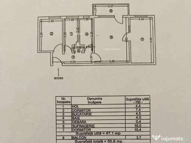 Apartament 3 camere zona BIG str ION LUCA CARAGIALE - 7