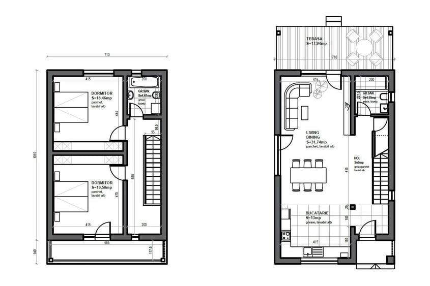 Case individuale în Sânpetru, cu teren 400 mp și toate utilitățile - 9