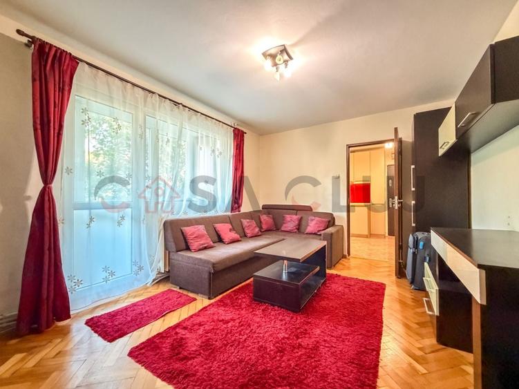 Apartament cu 3 camere semidecomandat, mobilat în Gheorgheni