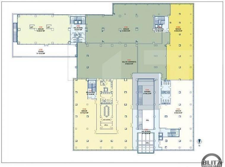 Spatiu open space in cladire Clasa A+ - 10