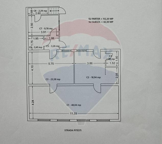 Spatiu pentru birouri / institutii - ultracentral, Str. Pitesti - 5