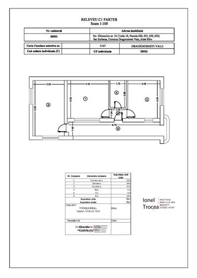 P+1+M, strada principala, 520 mp, amprenta 100 mp, total util 250 mp, an 2021 - 3
