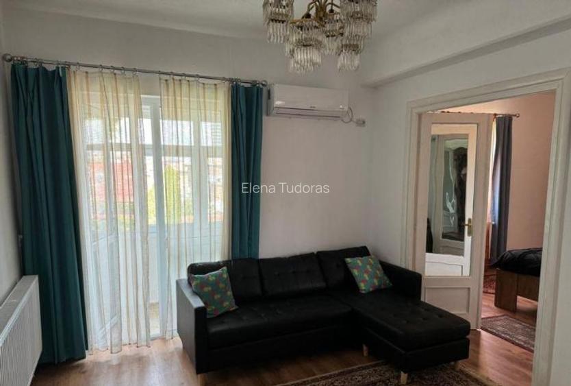 Stirbei Voda-Popa Tatu-Apartament 2 camere cu 2 balcoane, renovat, mobilat, AC