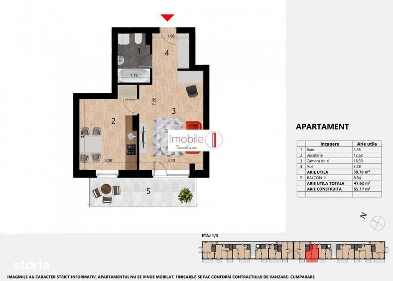 Apartament bloc nou Zorilor - 3