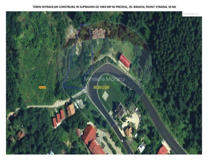 Oferta-vanzare teren intravilan 3,969mp Predeal-Strada Mihail Saulescu