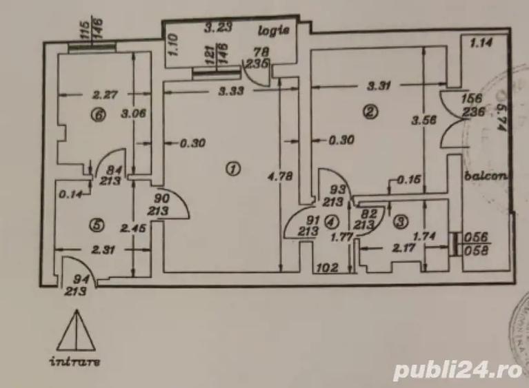 Apartament 2 camere, Calea Bucure?ti, etaj 2 4, 2 balcoane - 2