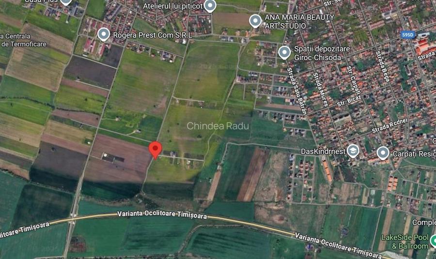 Teren pentru casa in Chisoda, toate utilitatile in fata parcelei