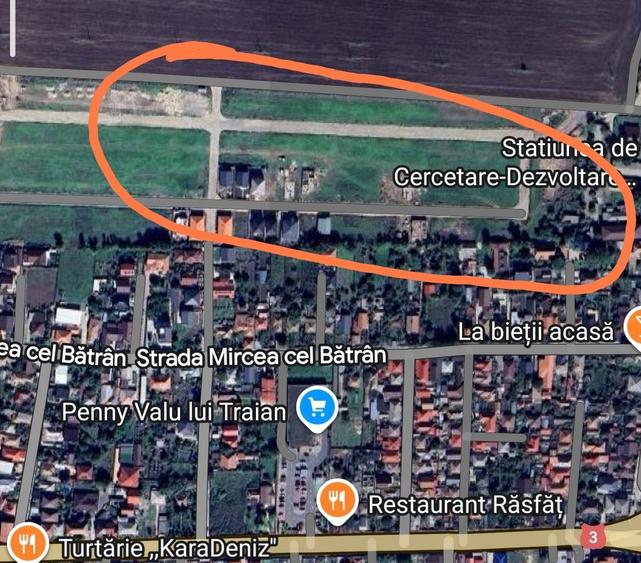 Teren de 386 mp, în Valu lui Traian